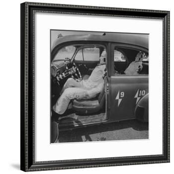 Ucla Auto Crash Test Dummy Experiments-J. R. Eyerman-Framed Photographic Print