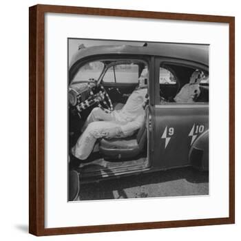 Ucla Auto Crash Test Dummy Experiments-J. R. Eyerman-Framed Photographic Print