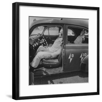 Ucla Auto Crash Test Dummy Experiments-J. R. Eyerman-Framed Photographic Print