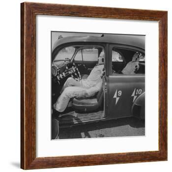 Ucla Auto Crash Test Dummy Experiments-J. R. Eyerman-Framed Photographic Print