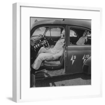 Ucla Auto Crash Test Dummy Experiments-J. R. Eyerman-Framed Photographic Print
