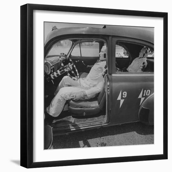 Ucla Auto Crash Test Dummy Experiments-J^ R^ Eyerman-Framed Photographic Print