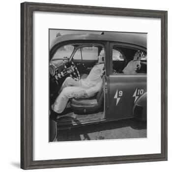 Ucla Auto Crash Test Dummy Experiments-J. R. Eyerman-Framed Photographic Print