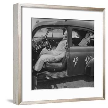 Ucla Auto Crash Test Dummy Experiments-J. R. Eyerman-Framed Photographic Print