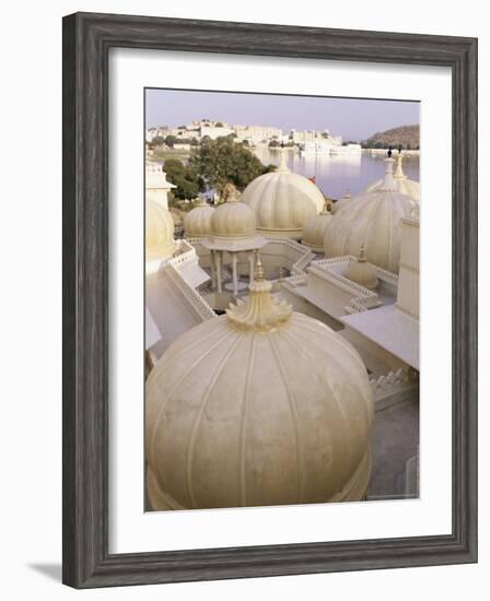 Udai Vilas Oberoi Resort Hotel, Udaipur Lake, Udaipur, Rajasthan State, India-John Henry Claude Wilson-Framed Photographic Print