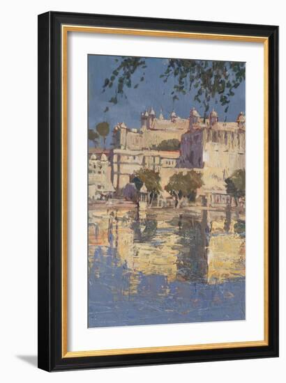 Udaipur City Palace Reflections-Tim Scott Bolton-Framed Giclee Print