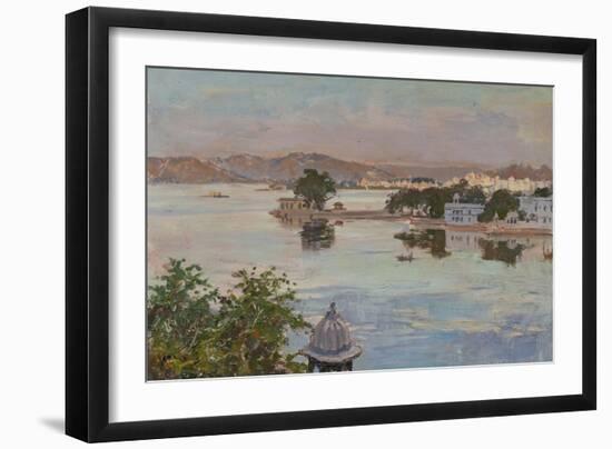 Udaipur, Lake Pichola-Tim Scott Bolton-Framed Giclee Print