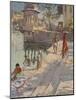 Udaipur Temple Bathing-Tim Scott Bolton-Mounted Giclee Print