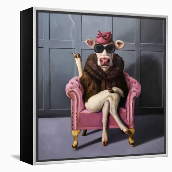 Udder In Law-Lucia Heffernan-Framed Stretched Canvas