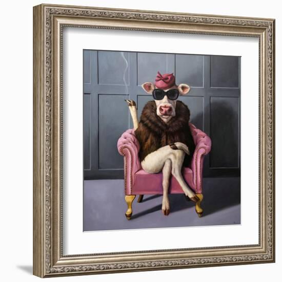 Udder In Law-Lucia Heffernan-Framed Art Print