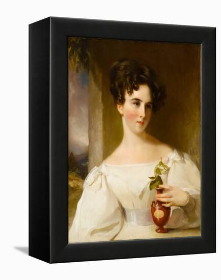 Udney Maria Blakeley (1815–1842), 1830 (Oil on Canvas)-Thomas Sully-Framed Premier Image Canvas