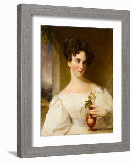 Udney Maria Blakeley (1815–1842), 1830 (Oil on Canvas)-Thomas Sully-Framed Giclee Print