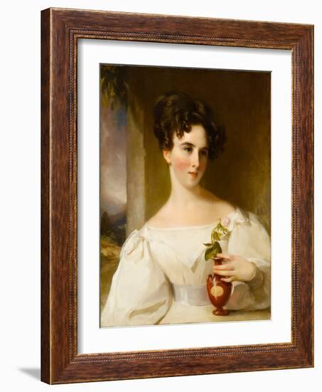 Udney Maria Blakeley (1815–1842), 1830 (Oil on Canvas)-Thomas Sully-Framed Giclee Print