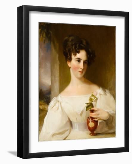 Udney Maria Blakeley (1815–1842), 1830 (Oil on Canvas)-Thomas Sully-Framed Giclee Print