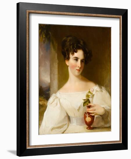 Udney Maria Blakeley (1815–1842), 1830 (Oil on Canvas)-Thomas Sully-Framed Giclee Print