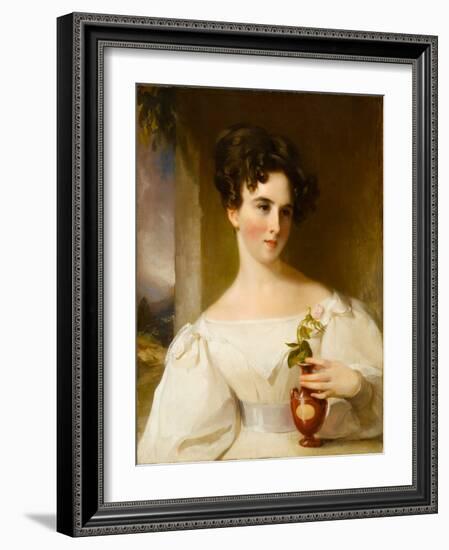 Udney Maria Blakeley (1815–1842), 1830 (Oil on Canvas)-Thomas Sully-Framed Giclee Print