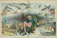 Uncle Sam's dream of conquest and carnage - caused by reading the Jingo newspapers, 1895-Udo Keppler-Giclee Print