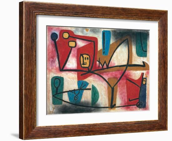 Uebermut (Arrogance)-Paul Klee-Framed Giclee Print