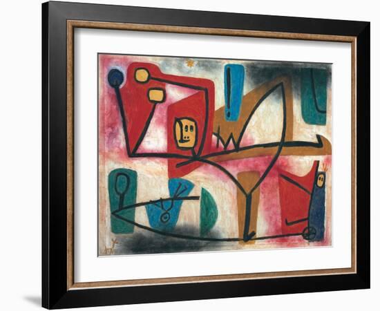 Uebermut (Arrogance)-Paul Klee-Framed Giclee Print