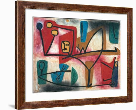 Uebermut (Arrogance)-Paul Klee-Framed Giclee Print