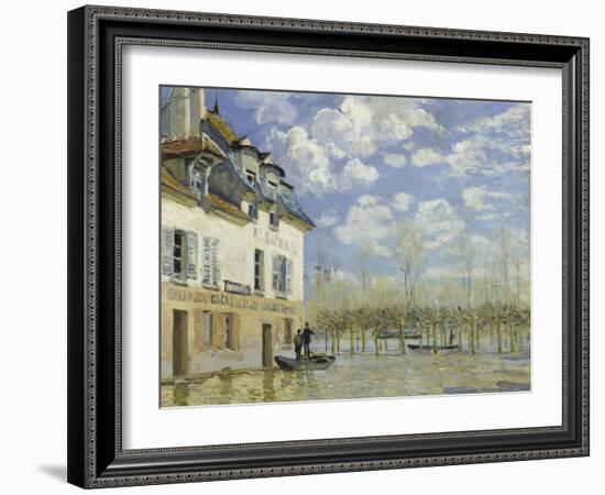 Ueberschwemmung in Port-Marly (Das Boot) 1876-Alfred Sisley-Framed Giclee Print