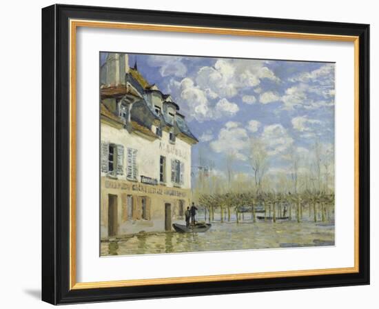 Ueberschwemmung in Port-Marly (Das Boot) 1876-Alfred Sisley-Framed Giclee Print