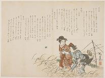 Outing in the Autumn Filed, C.1830-44-Ueda K?kei-Mounted Giclee Print