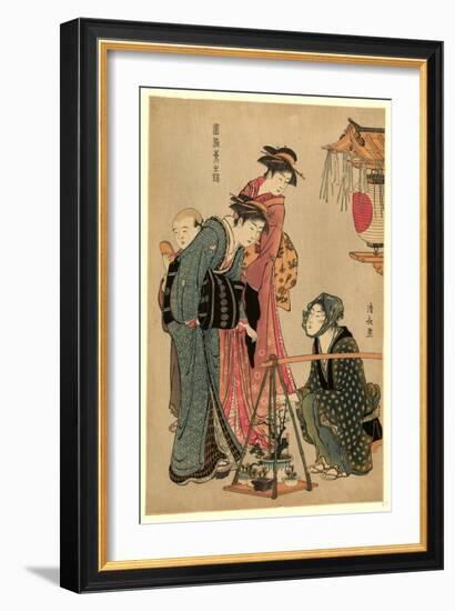 Ueki Fukujuso Uri-Torii Kiyonaga-Framed Giclee Print