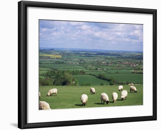 Uffington and the Vale of the White Horse, South Oxfordshire, England, United Kingdom-Rob Cousins-Framed Photographic Print