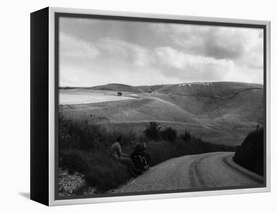Uffington White Horse-Fred Musto-Framed Premier Image Canvas