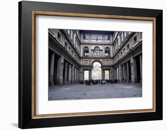 Uffizi Gallery in Florence, Italy.-NejroN Photo-Framed Photographic Print