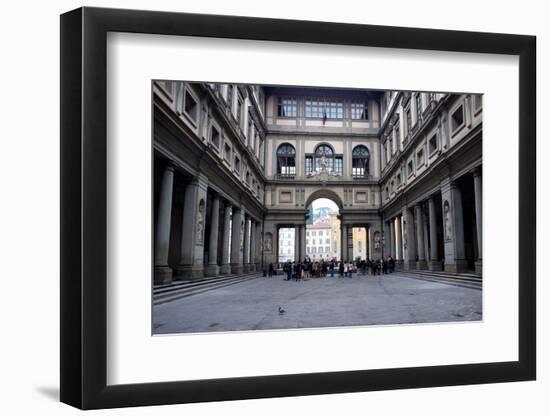 Uffizi Gallery in Florence, Italy.-NejroN Photo-Framed Photographic Print