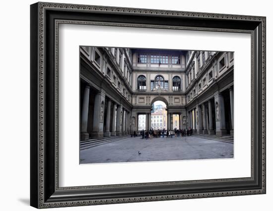 Uffizi Gallery in Florence, Italy.-NejroN Photo-Framed Photographic Print