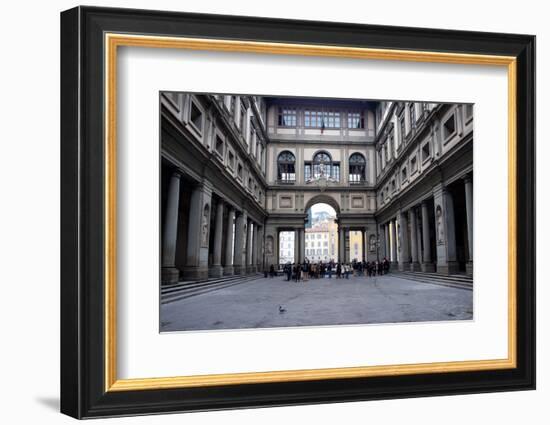 Uffizi Gallery in Florence, Italy.-NejroN Photo-Framed Photographic Print