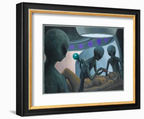 UFO Abductions-Michael Buhler-Framed Art Print