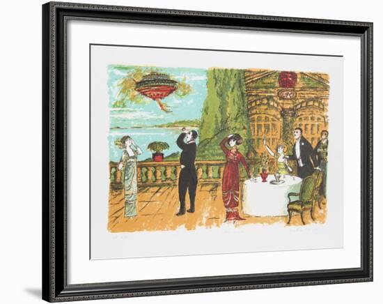 UFO CA 1912-Edward Plunkett-Framed Collectable Print