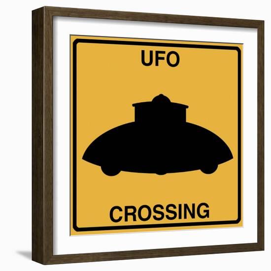 UFO Crossing-Tina Lavoie-Framed Giclee Print