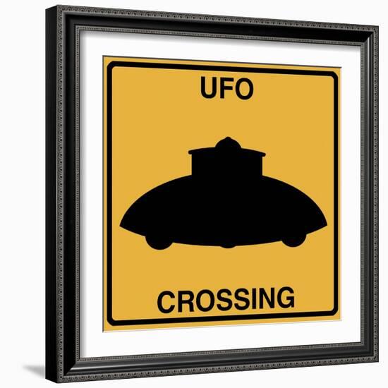 UFO Crossing-Tina Lavoie-Framed Giclee Print