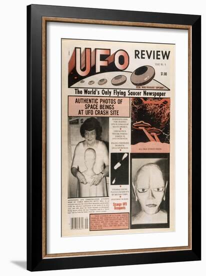 UFO Review Issue 9-null-Framed Art Print