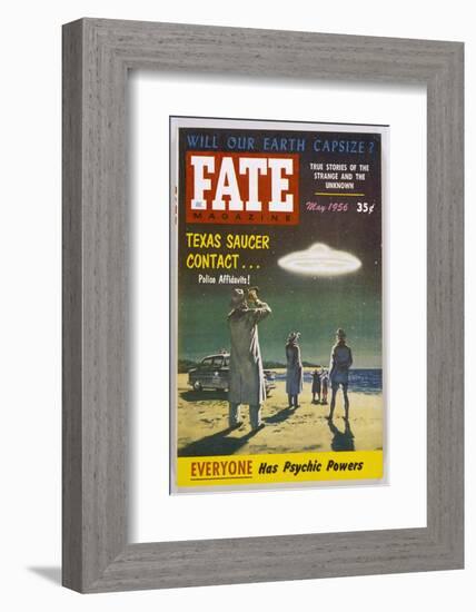 UFO Seen by Ray Stanford at Padre Island Texas Usa-null-Framed Photographic Print