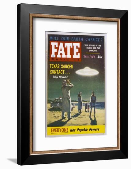 UFO Seen by Ray Stanford at Padre Island Texas Usa-null-Framed Photographic Print