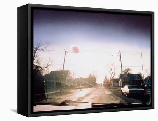 UFO Sighting-Julian Baum-Framed Premier Image Canvas