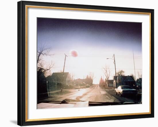 UFO Sighting-Julian Baum-Framed Photographic Print