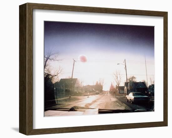 UFO Sighting-Julian Baum-Framed Photographic Print