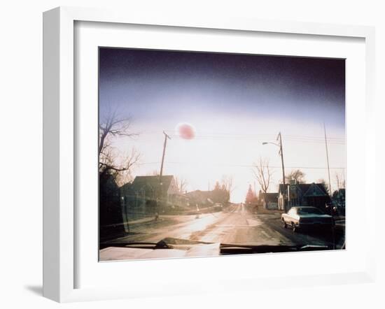 UFO Sighting-Julian Baum-Framed Photographic Print