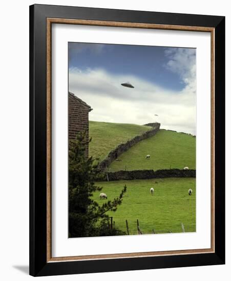 UFO Sighting-Richard Kail-Framed Photographic Print