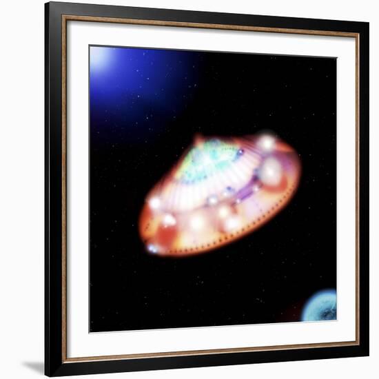 UFO Spacecraft-Richard Kail-Framed Photographic Print