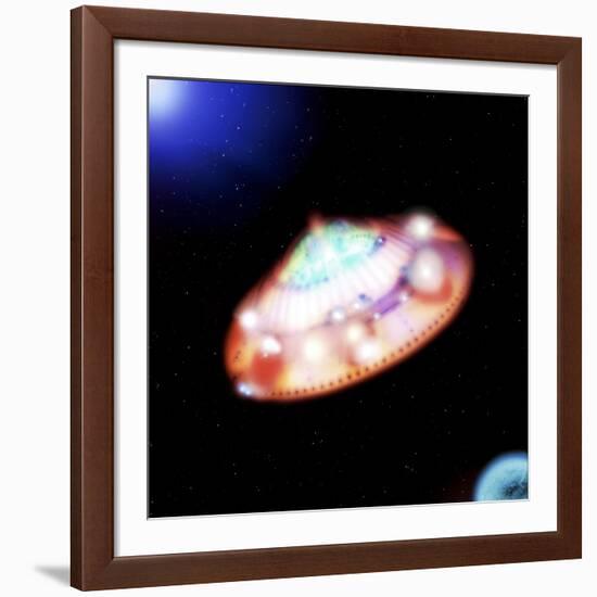 UFO Spacecraft-Richard Kail-Framed Photographic Print