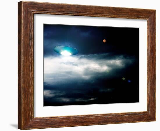 UFO-Detlev Van Ravenswaay-Framed Photographic Print