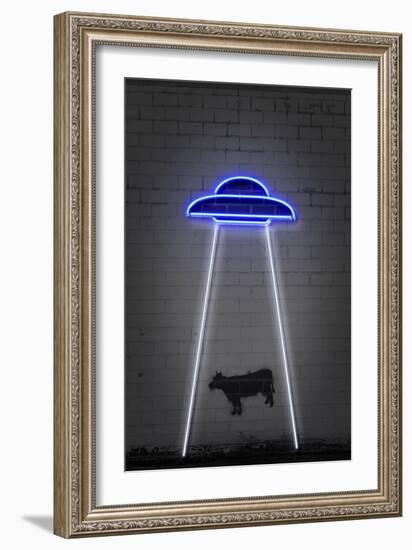 UFO-O.M.-Framed Giclee Print